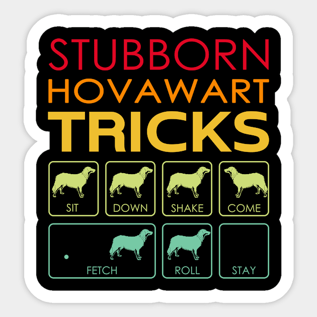 Stubborn Hovawart Tricks Sticker by dejaressie